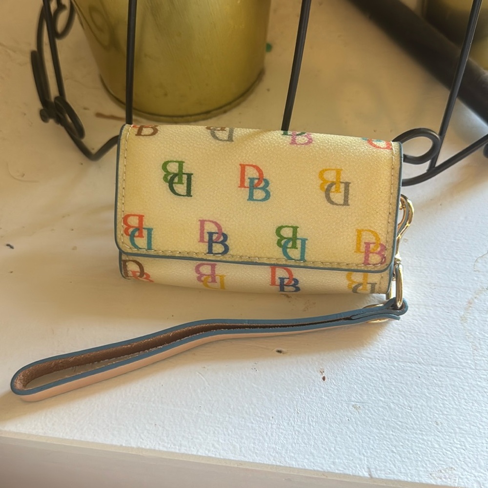 Dooney and Burke wristlet wallet